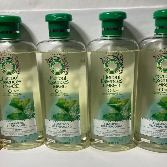 Herbal Essences Naked Shampoo 4 Bottles 13.5oz DISCONTINUED